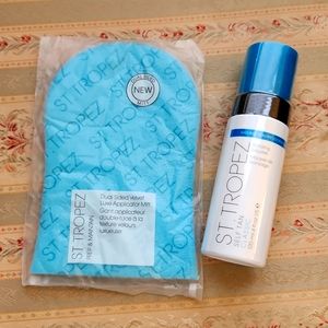 St. Tropez Self Tan Classic Bronzing Mousse 4 oz Ounces with Double Sided Mitt